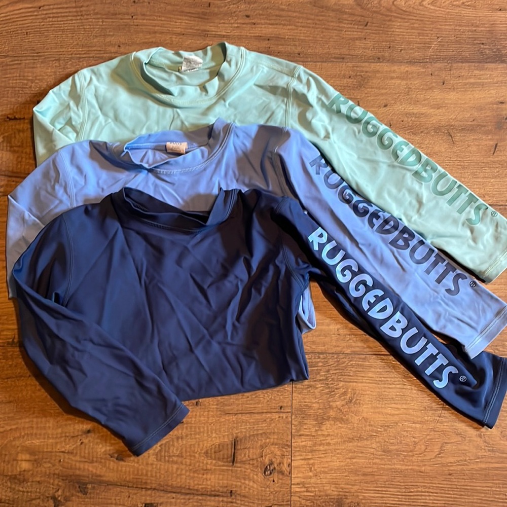 Rugged butts swim shirts